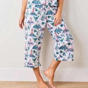 Printfresh NWT Cropped Pajama Pants ⚓️ Lighthouse Keeper Print
